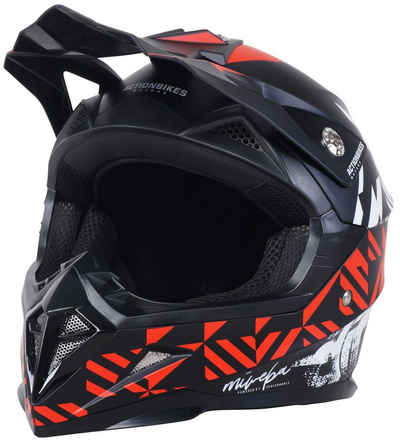 Motocross Helm SH333 rot Größe XL Crosshelm 