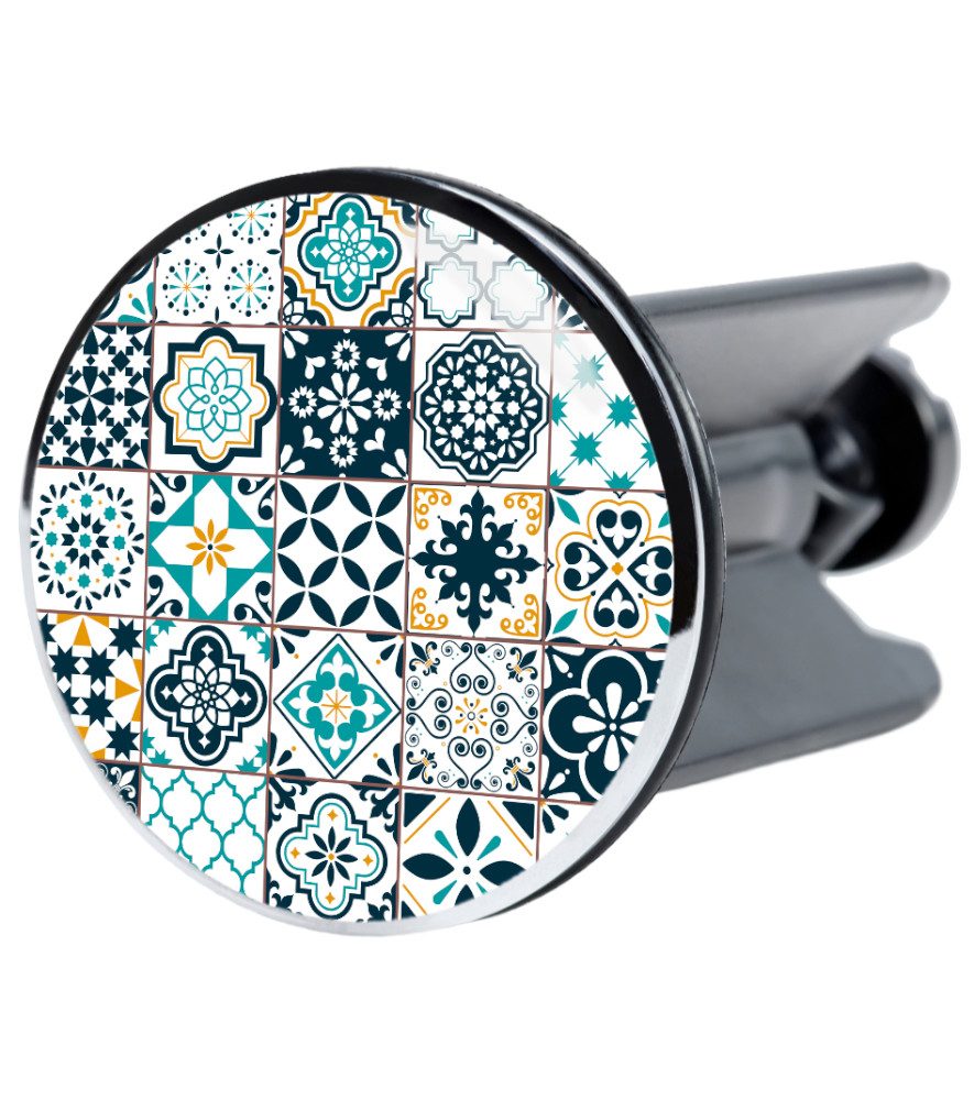Sanilo Waschbeckenstöpsel Palazzo, Ø 4,0 cm, hochwertig, universell, mit Motiv, 100% wasserdicht