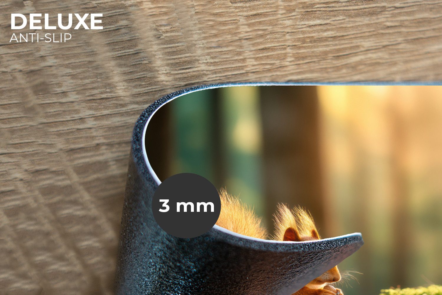 MuchoWow Platzset Eichhörnchen - Nuss - Gras, (6-St), Platzsets, Tischset, günstig online kaufen