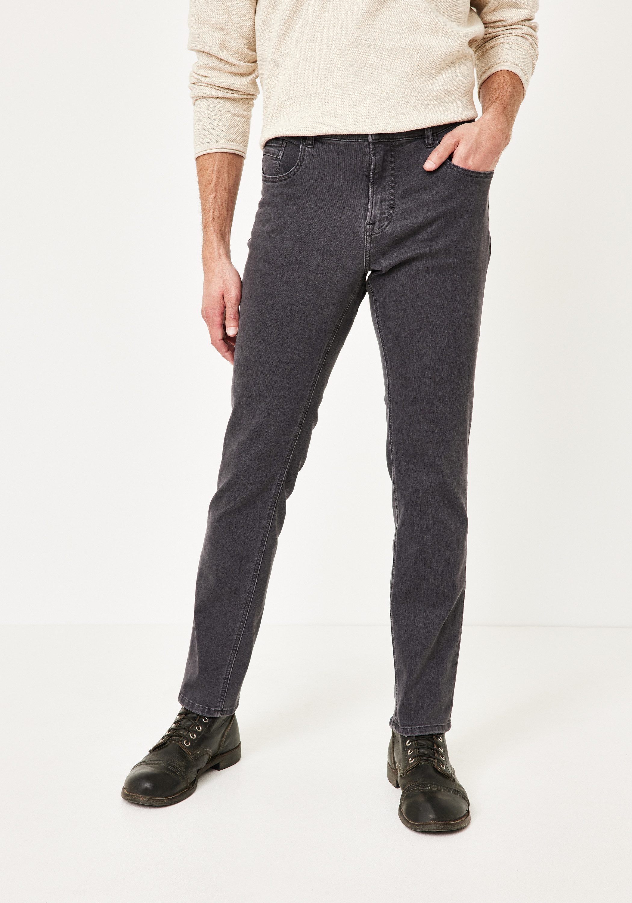 Paddock's Slim-fit-Jeans PIPE Graue Jeans mit Stretch günstig online kaufen