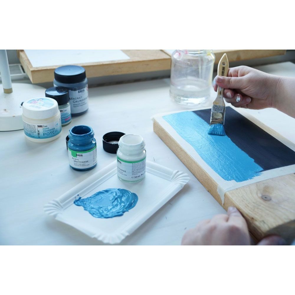 C. KREUL Acrylfarbe KREUL Acryl Mattfarbe rot 50ml Glas