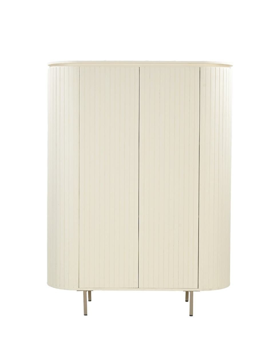Natur24 Highboard Patou Highboard 115x151x43 cm Mangoholz Weiß