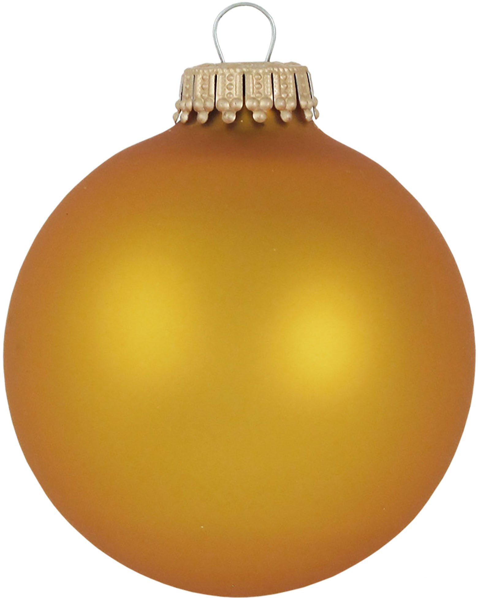 Krebs Glas Lauscha Weihnachtsbaumkugel CBK83304, Weihnachtsdeko, Christbaumschmuck, Christbaumkugeln Glas (8 St)