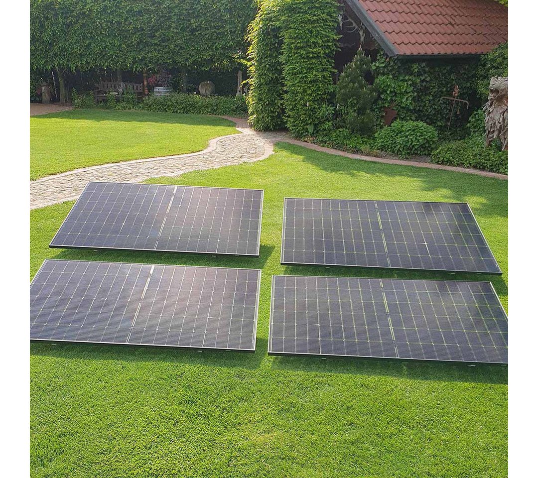 Thumbnail - MyVoltaics Balkonkraftwerk MyGarten Solaranlage 1760 Watt – Premium transparent Variante, 1760 W, bifaziale Module (bis ...