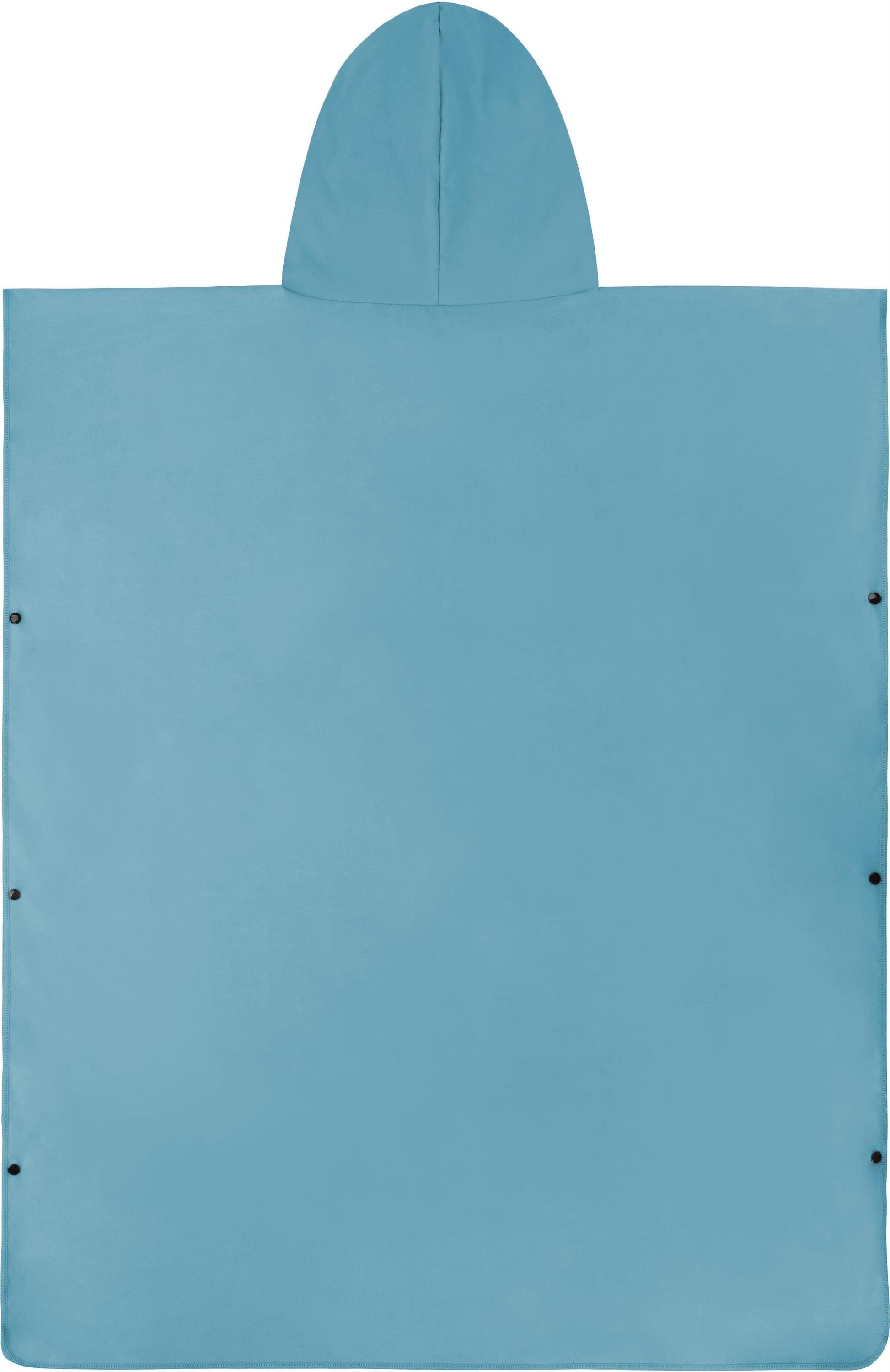 normani Unisex-Bademantel Weicher Mikrofaser Badeponcho Nosara, 110, Polyester, Kapuze, Schlupf, Surfer Poncho + Badetuch aus recyceltem Material – Bild 2 von 5