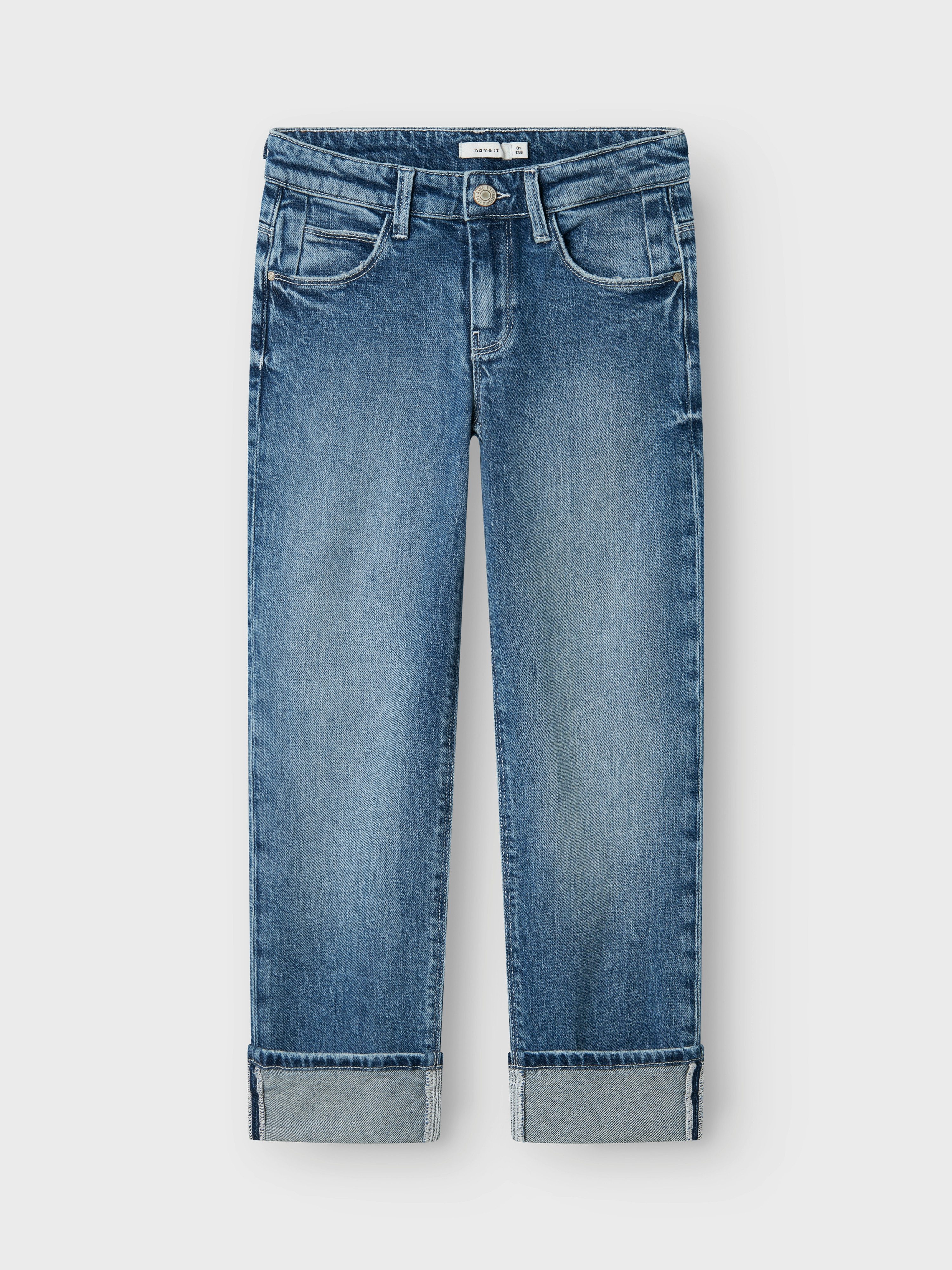 Name It Straight-Jeans NKFROSE STRAIGHT FOLD JEANS 4224-AZ NOOS – Bild 3 von 5