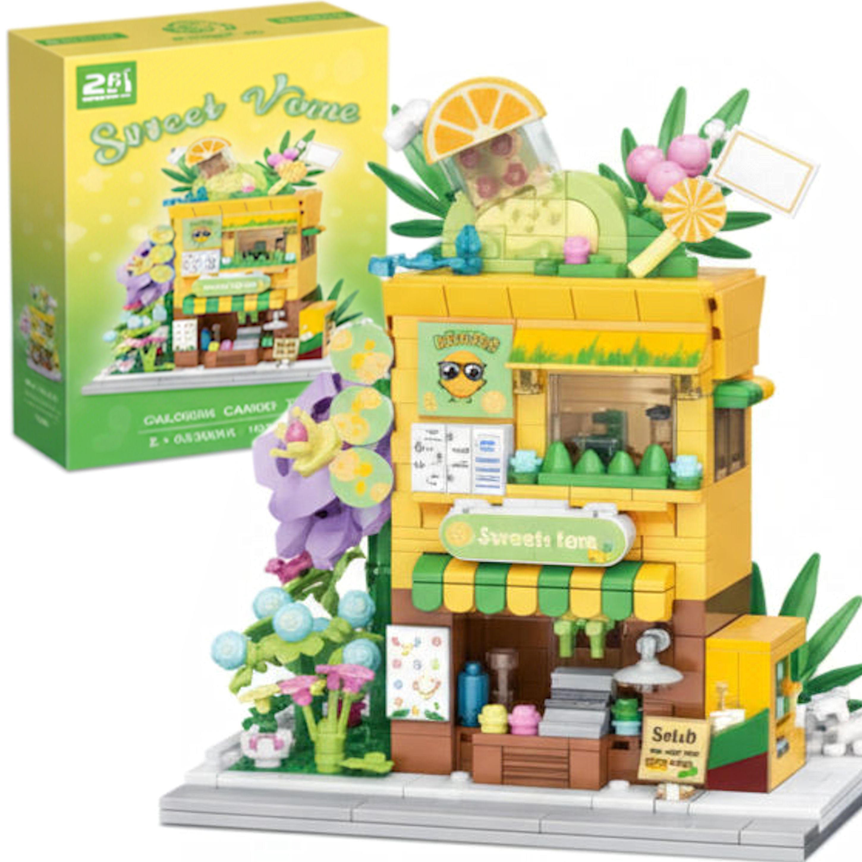 COIL Gebäude aus Blöcken, Bausteinset, Spielbausteine, Baukasten Spielbauklötze, (551 St), Kreatives DIY, Kompatible Blöcke