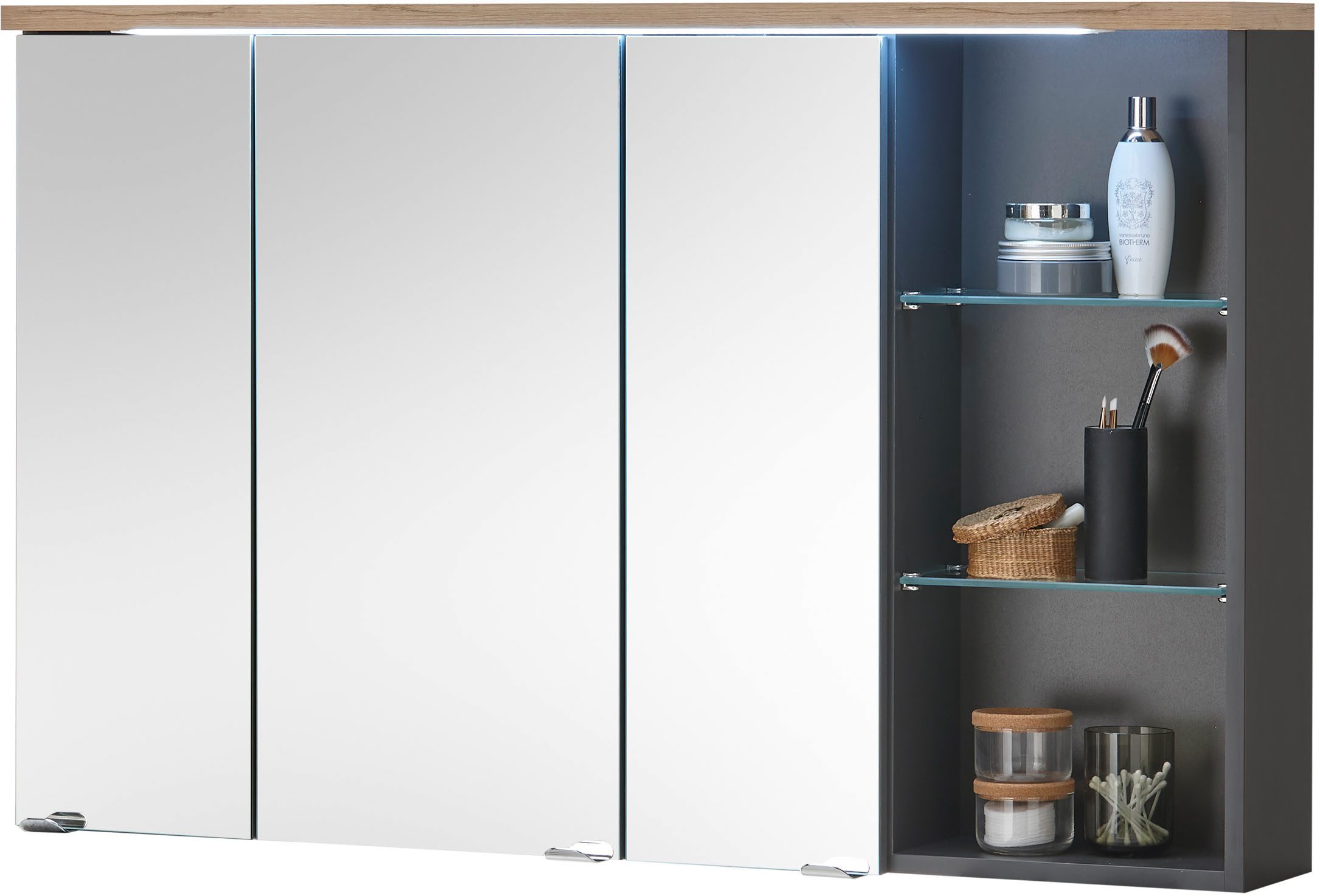 Spiegelschrank Memphis, Badezimmerschrank BxHxT 110x70x22