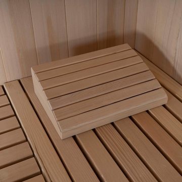 HOME DELUXE Sauna Traditionelle Sauna SKYLINE - XL, BxTxH: 150 x 150 x 200 cm, Holz: Hemlocktanne