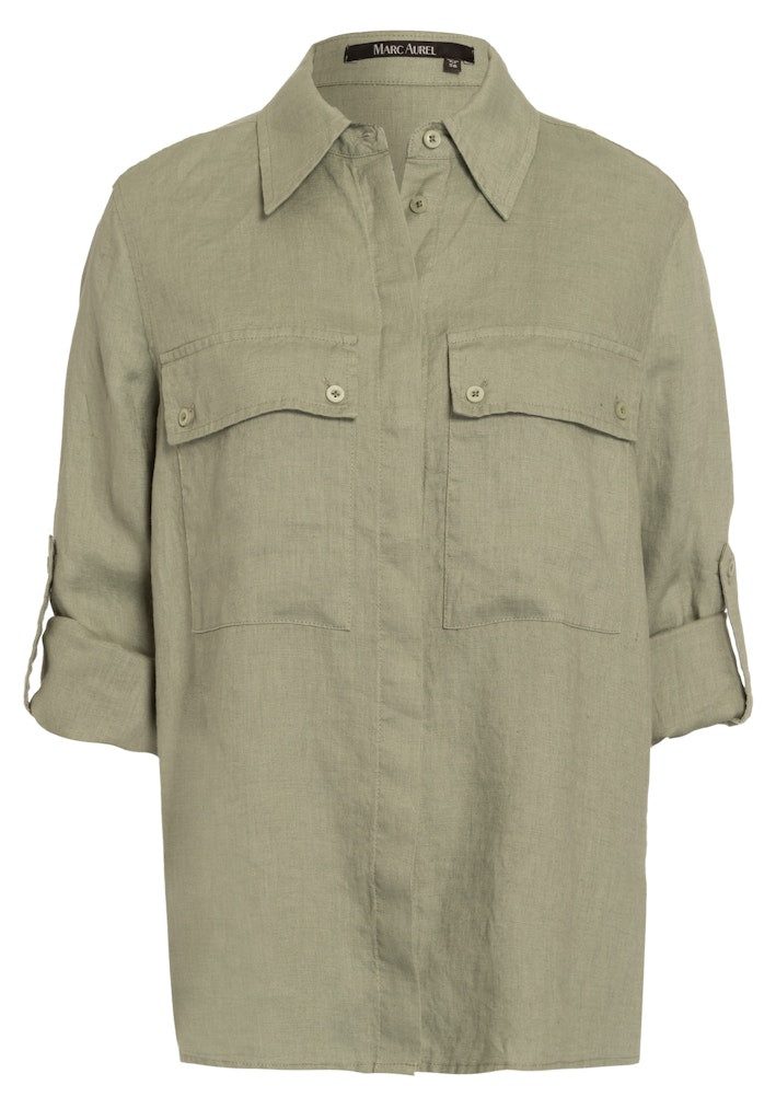 MARC AUREL Hemdbluse Blusen khaki günstig online kaufen