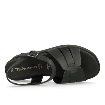 Tamaris Tamaris 1-1-28246-20-003 Sandale Damen Black Leather Sandale