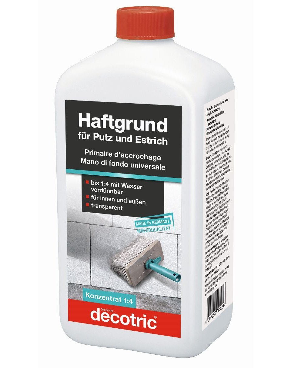 decotric® Haftgrund Decotric Putz- und Haftgrund 1L transparent