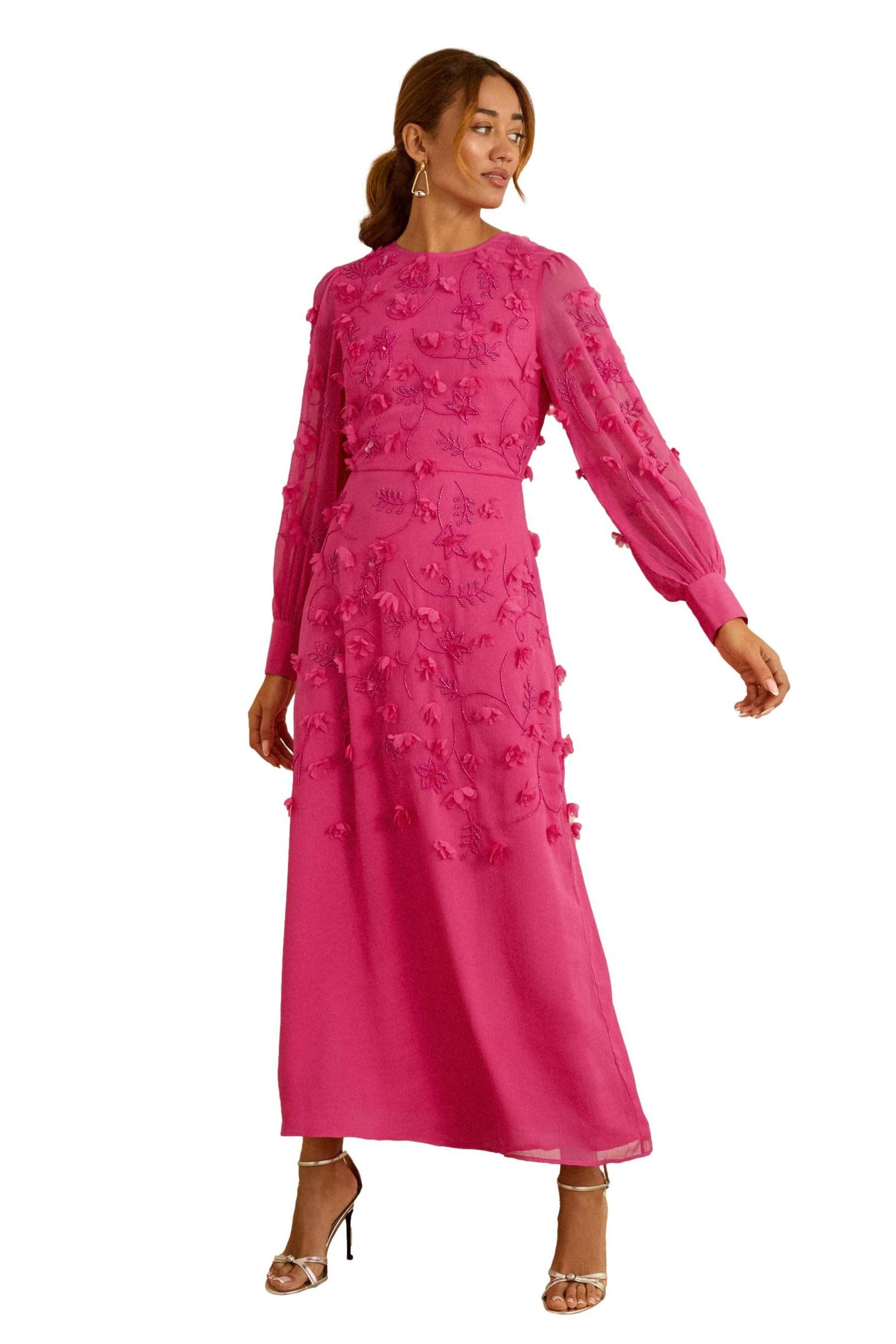 Love & Roses Maxikleid Love & Roses langärmeliges EID Maxikleid (1-tlg) günstig online kaufen