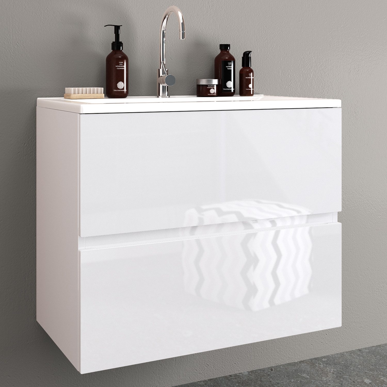 Möbelhandel Klipenstein Waschbeckenunterschrank 65/80/100 cm, mit günstig online kaufen