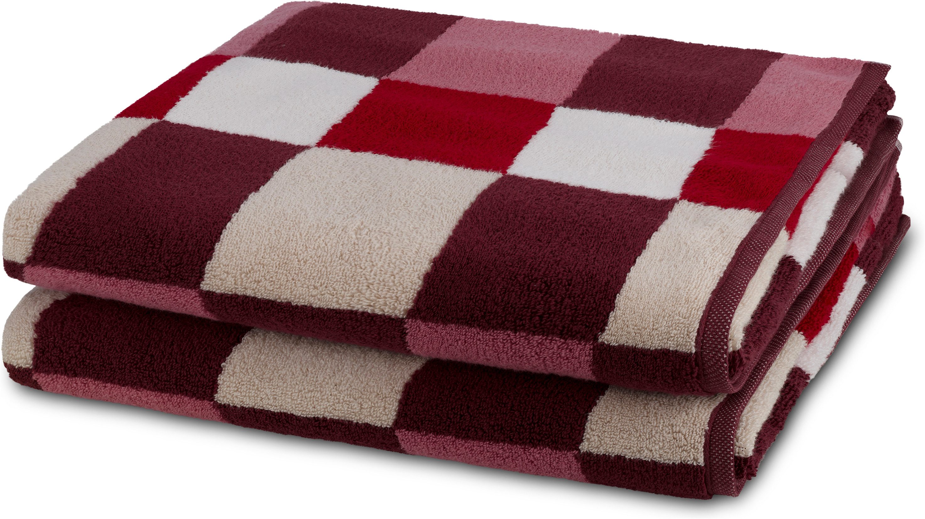 ROSS Handtücher Three Stars 9040, Frottier (Packung, 2-St), 100% Baumwolle, made in Germany