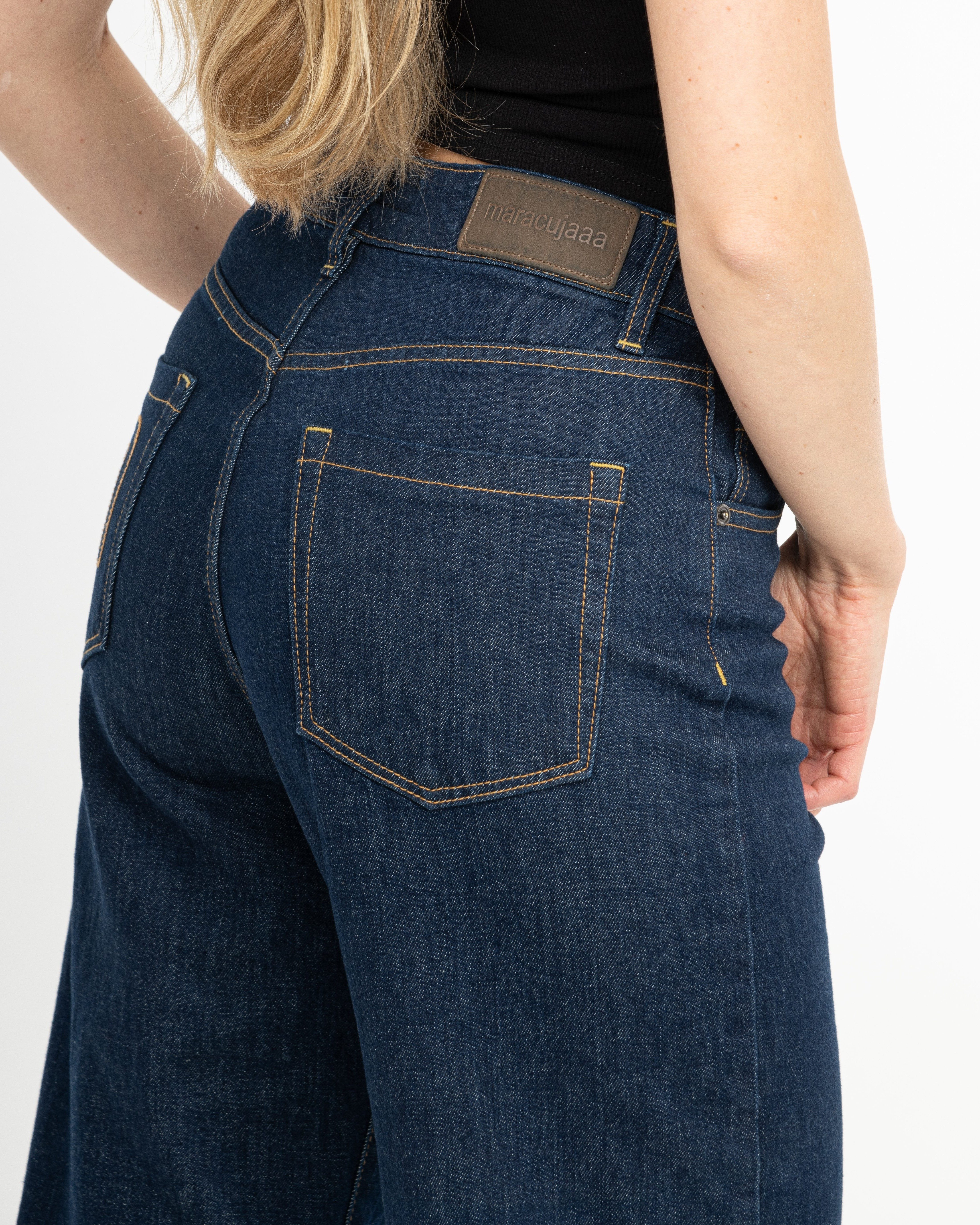 maracujaaa 5-Pocket-Hose 70053 JEANS wide leg extra langes Bein