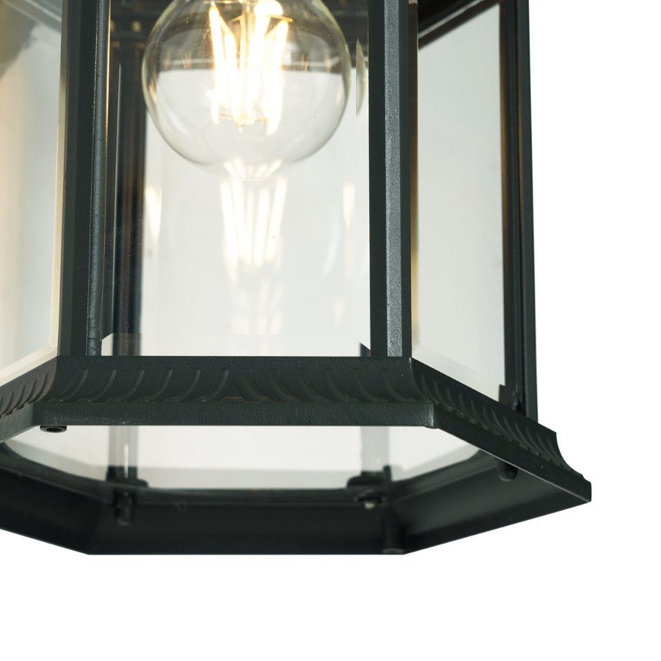 Qazqa Außen-Wandleuchte Glasgow, ohne Leuchtmittel, Extra-Warmweiß, QAZQA Außen Wand­leuchte, e27, Grün, Aluminium, classic-antique