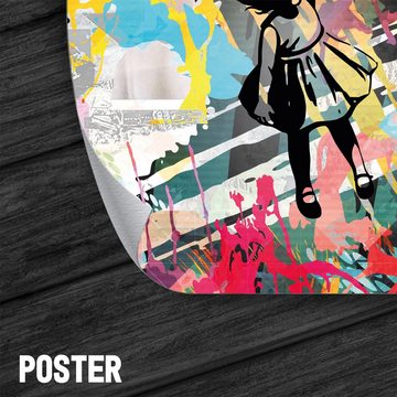 ArtMind XXL-Wandbild Pop Art - Love my way, Premium Wandbilder als Poster & gerahmte Leinwand in 4 Größen, Wall Art, Bild, moderne Kunst