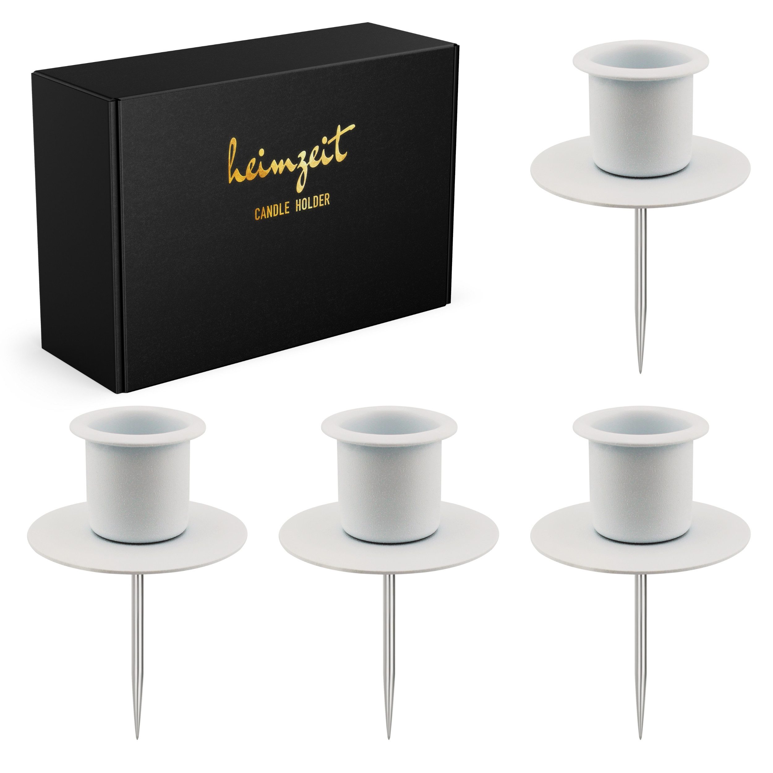 heimzeit Tischkerzenhalter Kerzenhalter für Stabkerzen Ø 22 mm zum Stecken günstig online kaufen