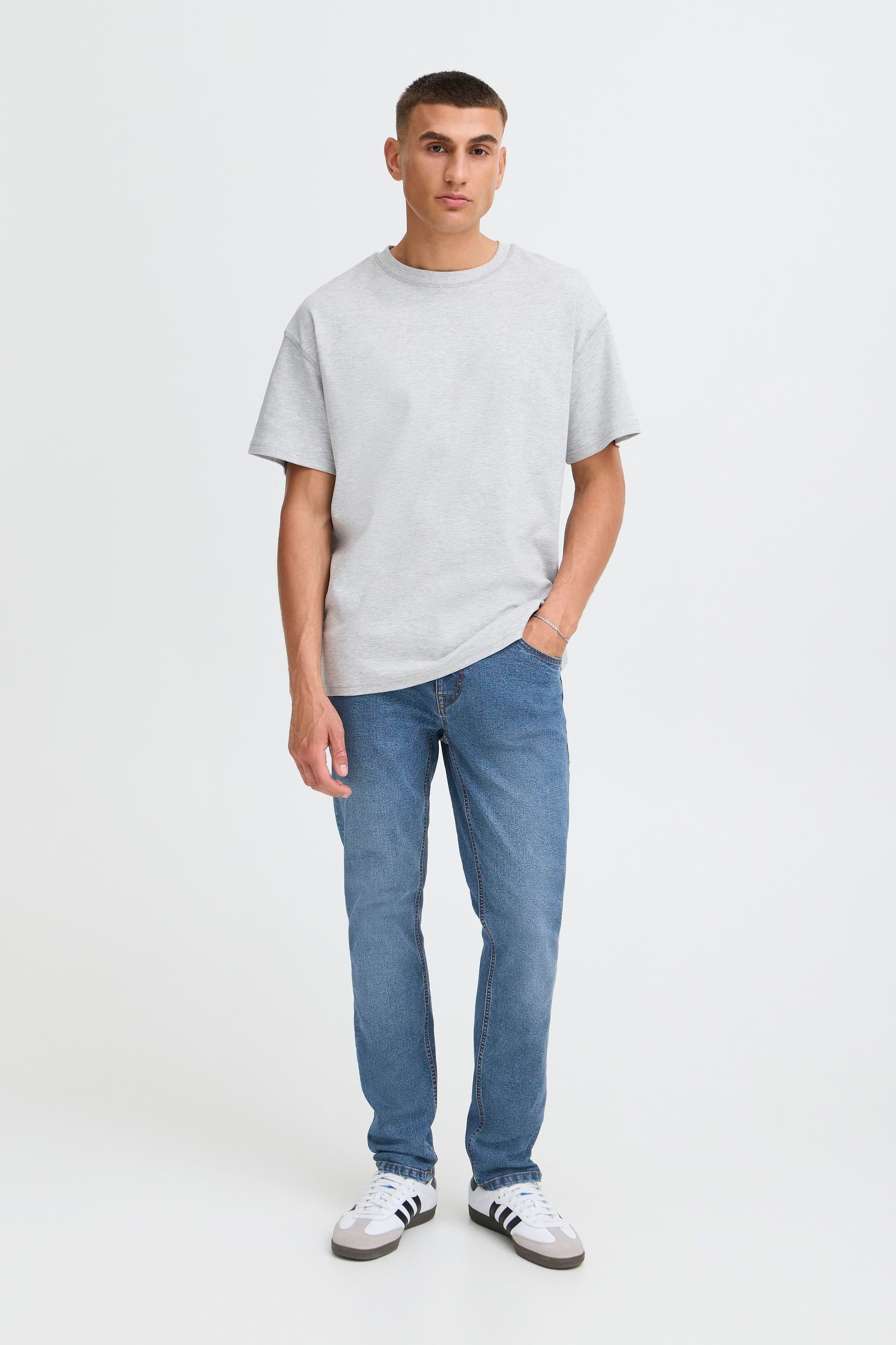 !Solid 5-Pocket-Jeans SDPayton Jeanshose mit normalem Bund und enger werdendem Bein - Joy Fit