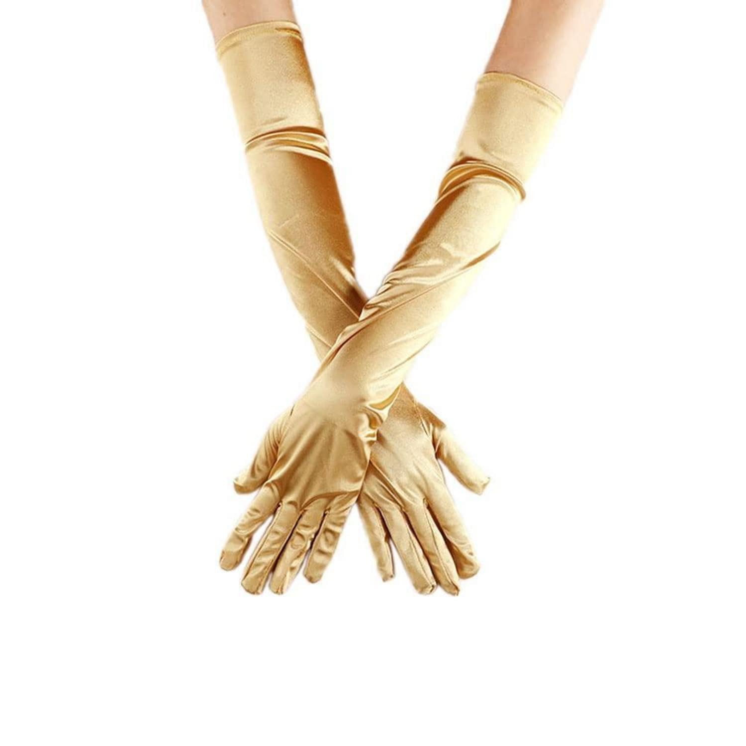 LuxusKollektion Abendhandschuhe Damen Handschuhe Lang Elegant 1920er Stil (1-St)