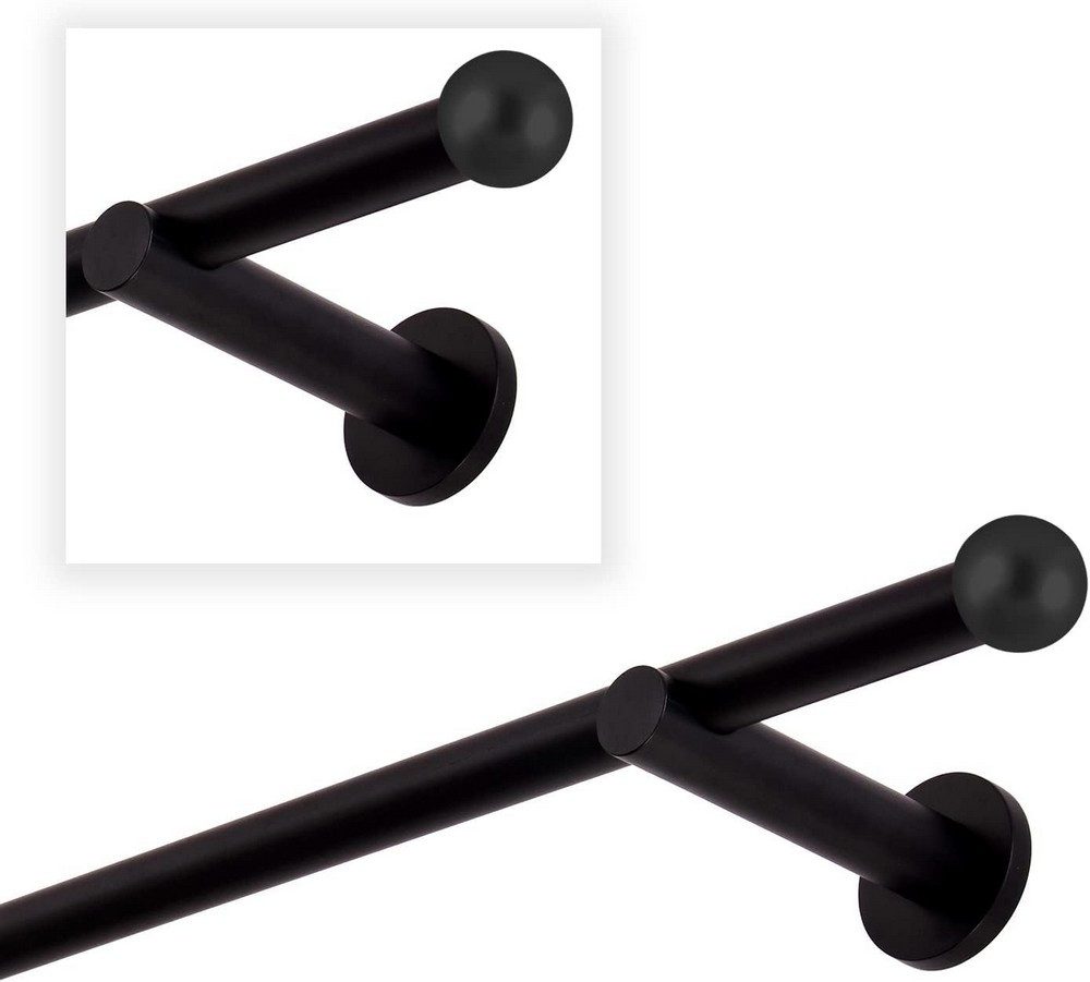 MDEKOR Gardinenstange, 1-läufig, kürzbar, Wandmontage, Gardinenstange Vorha günstig online kaufen