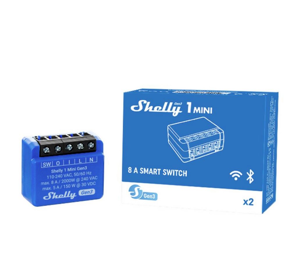 Thumbnail - Shelly Relais · max 8A · 1 Kanal Smart-Home-Steuerelement