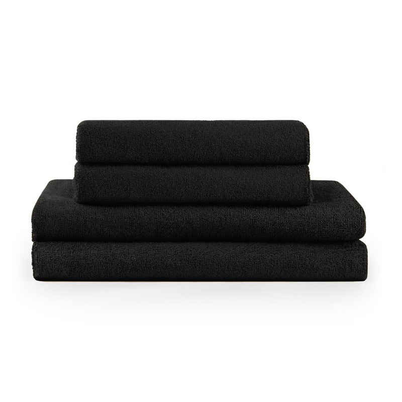 Blumtal Handtuch Set »Premium 4 oder 6-TLG. Frottier Handtücher Set - 100% Baumwolle«, Frottee, (Set, 4-tlg), 2 Badetücher 70x140 + 2 oder 4 Handtücher 50x100