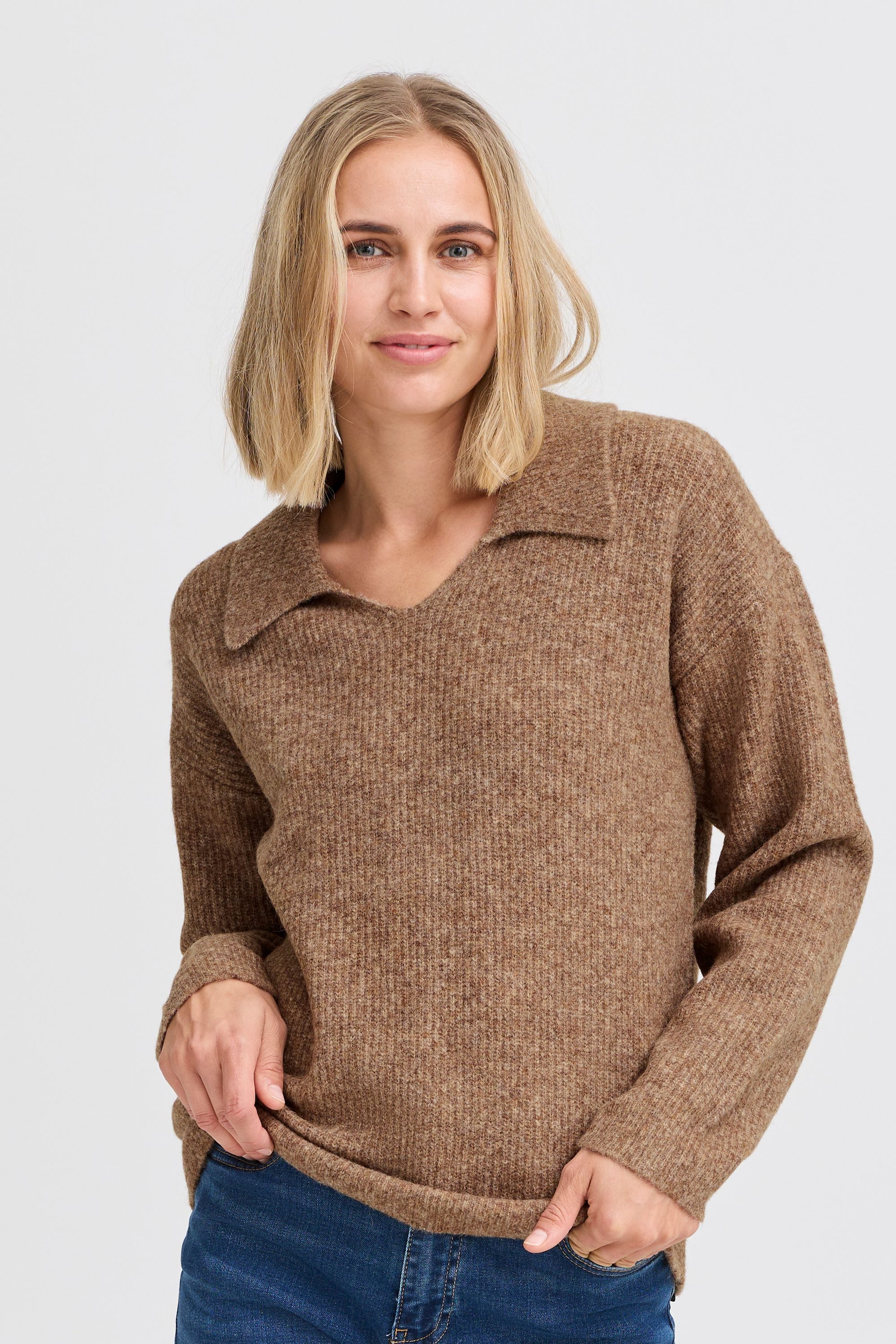Strickpullover PZASTRA V-Neck Pullover