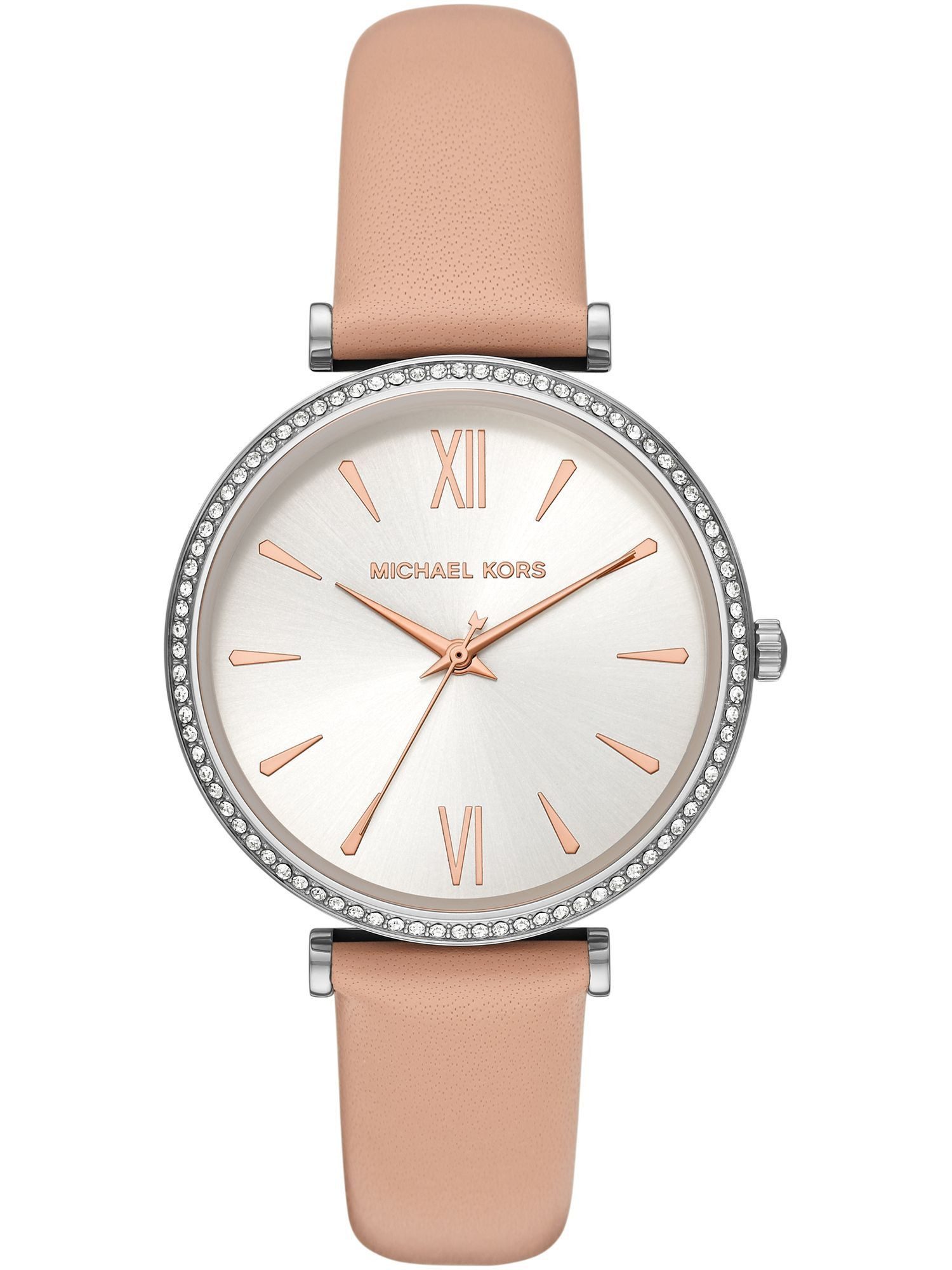MICHAEL KORS Quarzuhr MK2897 MK2897, Michael Kors MK2897 Uhr Damenuhr Lederarmband rosa