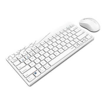 Rapoo 8000M kabelloses Tastatur-Maus-Set, Bluetooth, 2.4 GHz, 1300 DPI Tastatur- und Maus-Set