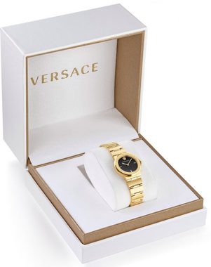 Versace Quarzuhr GRECA LOGO MINI, VEZ100521, Armbanduhr, Damenuhr, Saphirglas, Swiss Made, analog