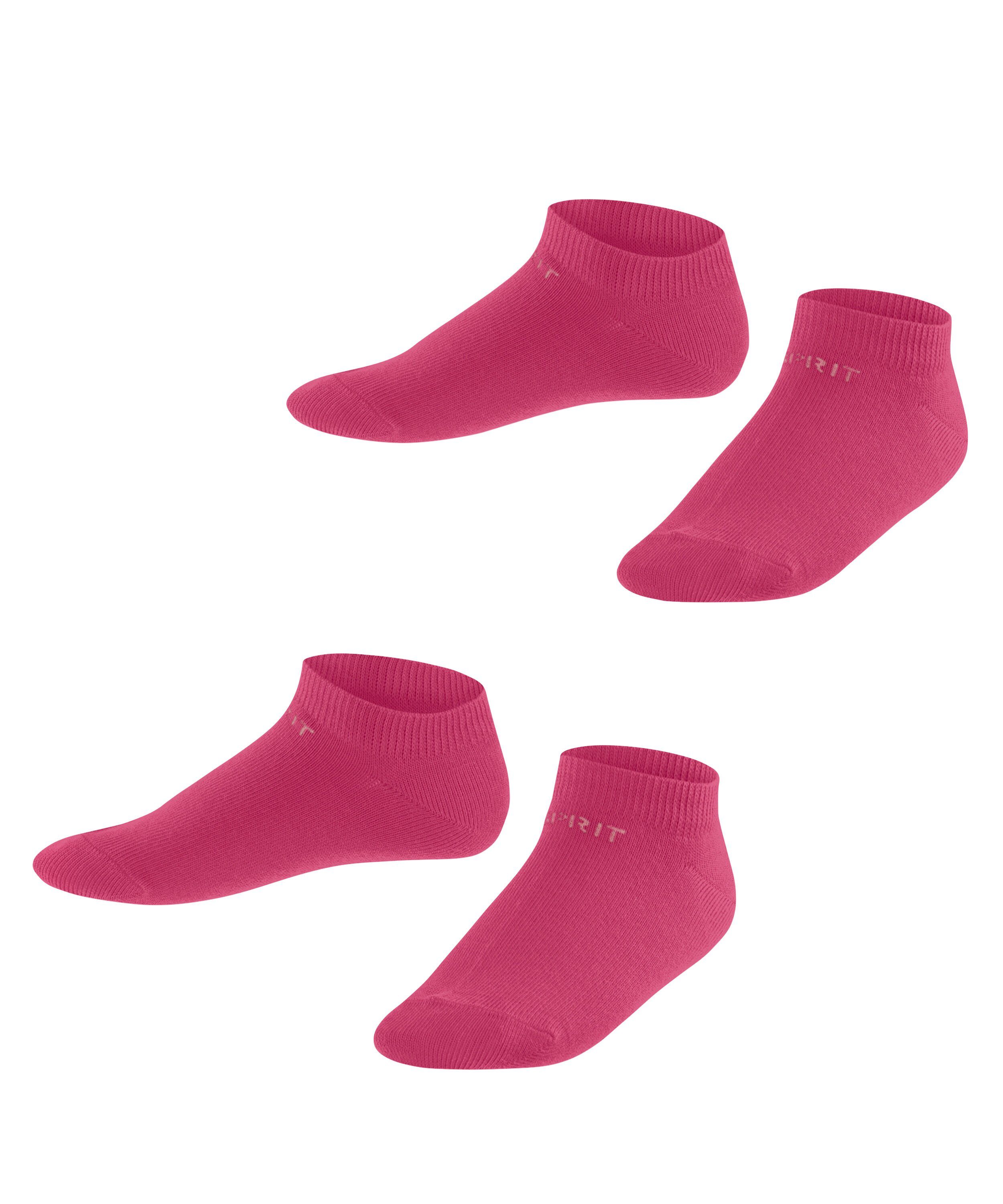 Esprit Sneakersocken Esprit Foot Logo 2-Pack Kinder (2-Paar) aus weichem Baumwollmix