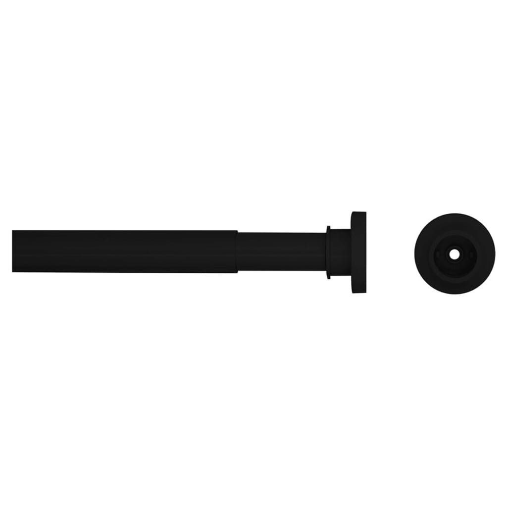 Sealskin Duschvorhangstange Teleskop-Duschvorhangstange 80-130 cm Schwarz, günstig online kaufen