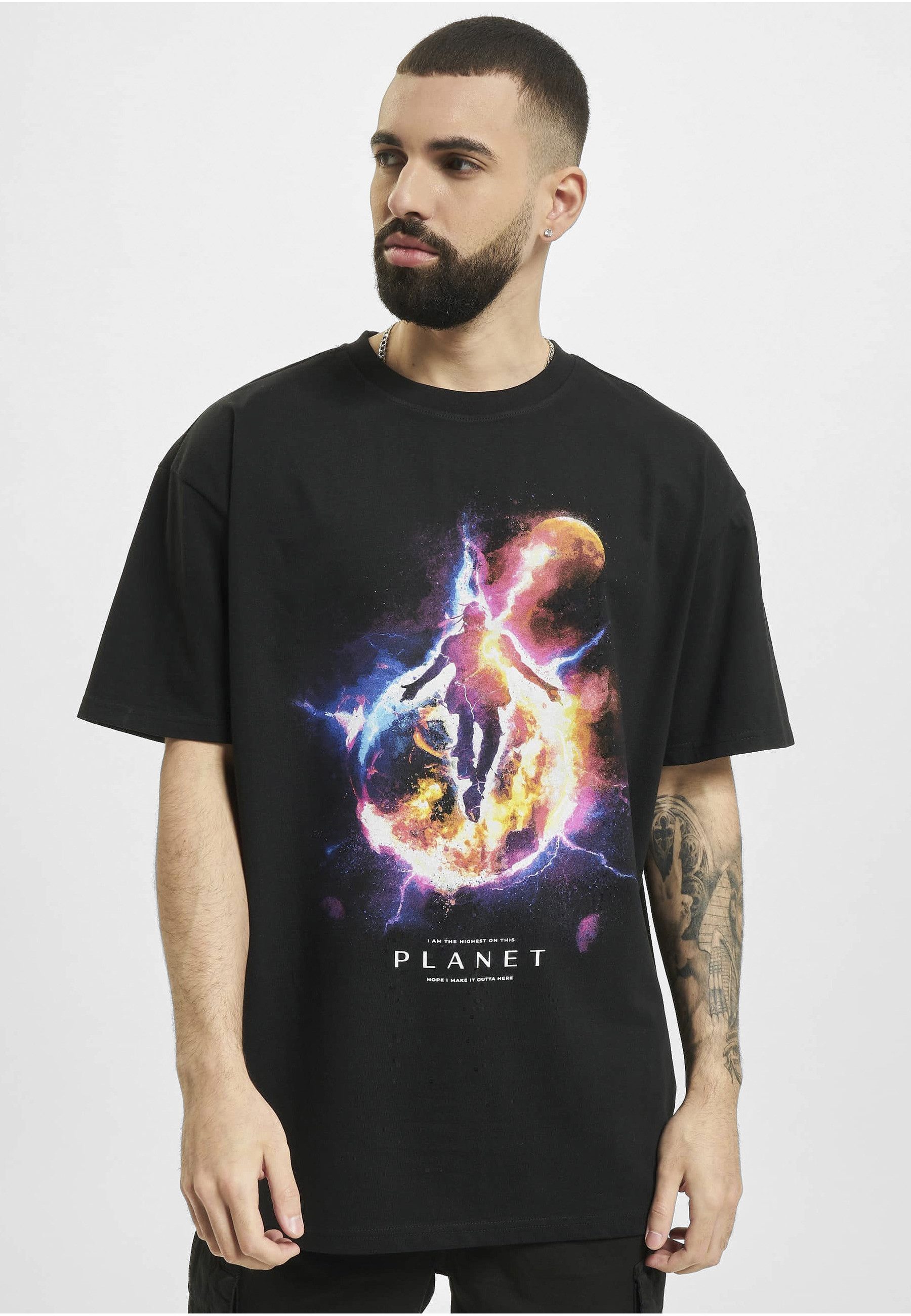 Upscale by Mister Tee T-Shirt Upscale by Mister Tee Unisex Electric Planet Oversize Tee (1-tlg)