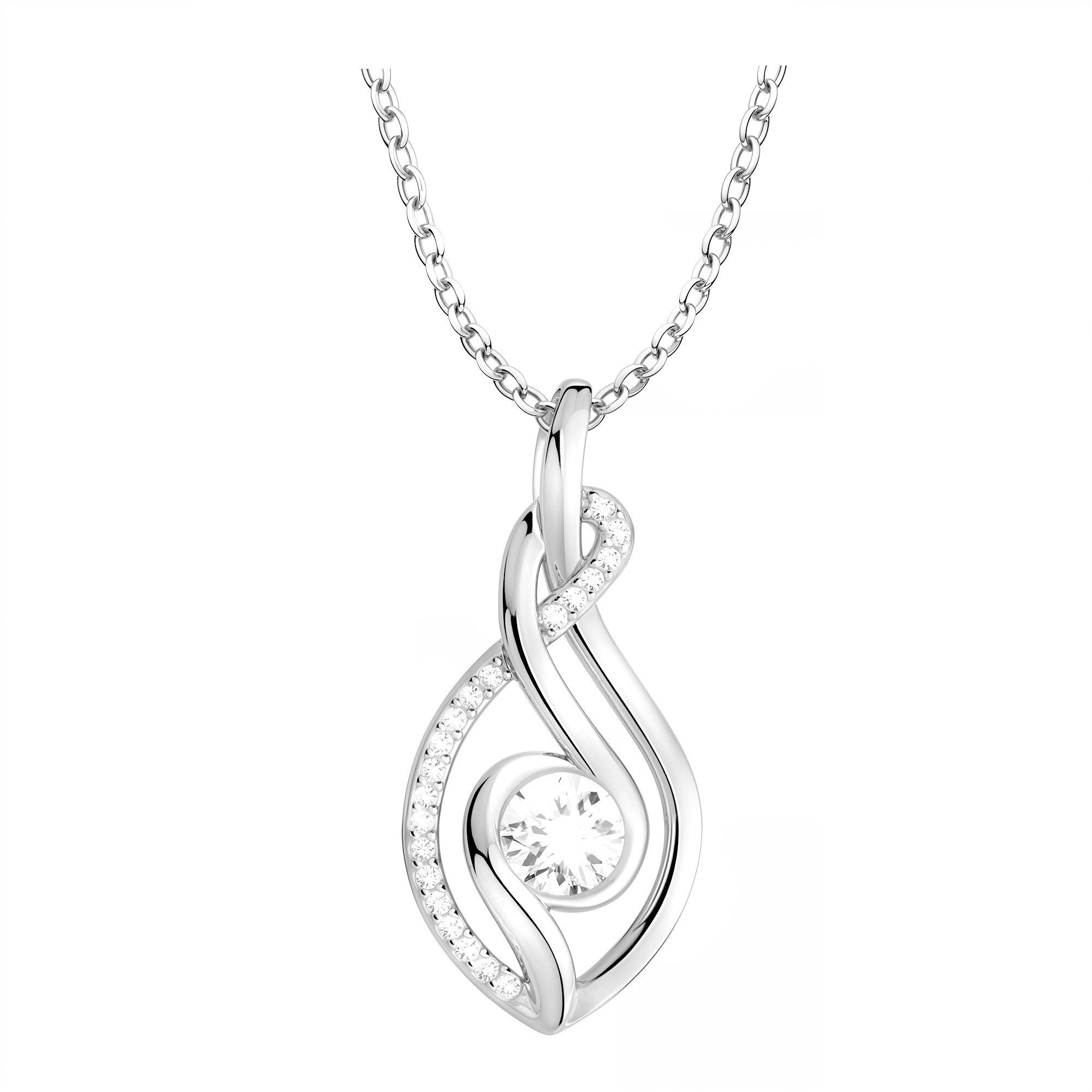 Sofia Milani Kette mit Anhänger Unendlich Infinity, 925 Silber Damen Schmuc günstig online kaufen