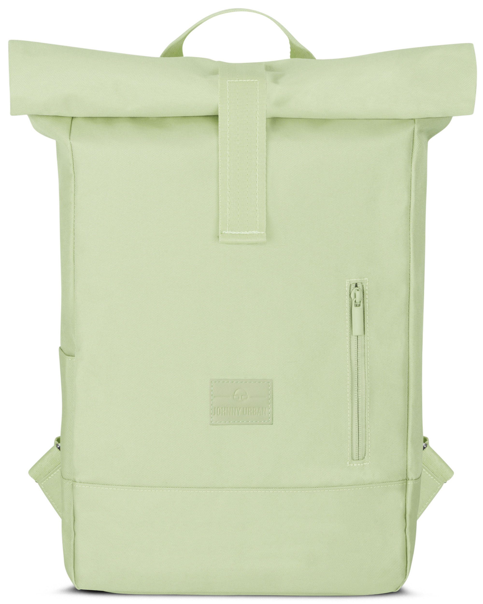 Neue Ankünfte dieser Saison! Johnny Urban Cityrucksack Robin Medium, Rolltop Wasserabweisend Limette Laptop Herren, Damen Fach