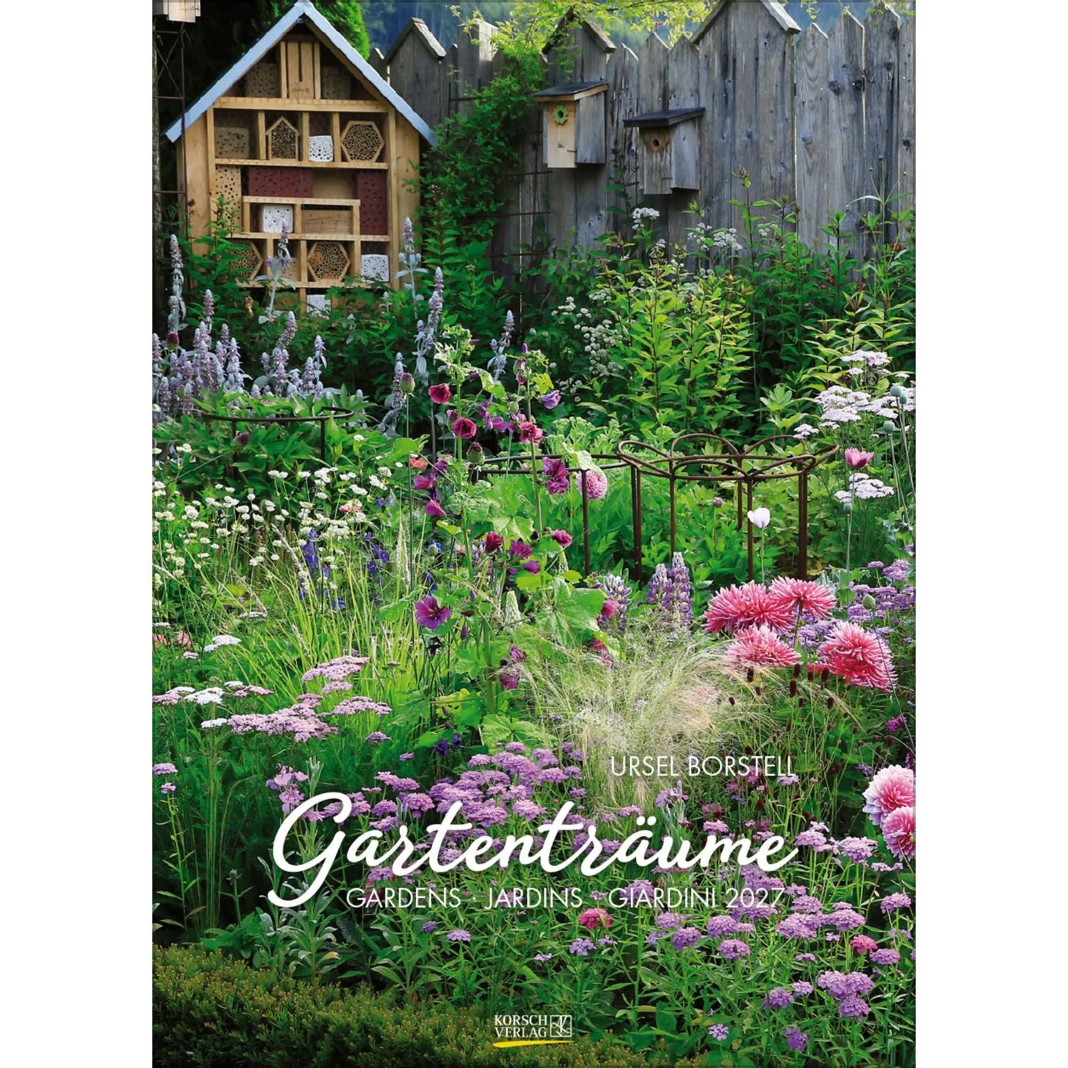 Korsch Verlag Wandkalender Gartenträume 2027