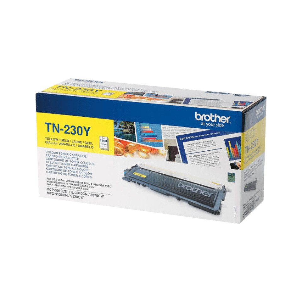 Brother Toner TN-230Y Gelb (ca. 1400 Seiten) Tintenpatrone