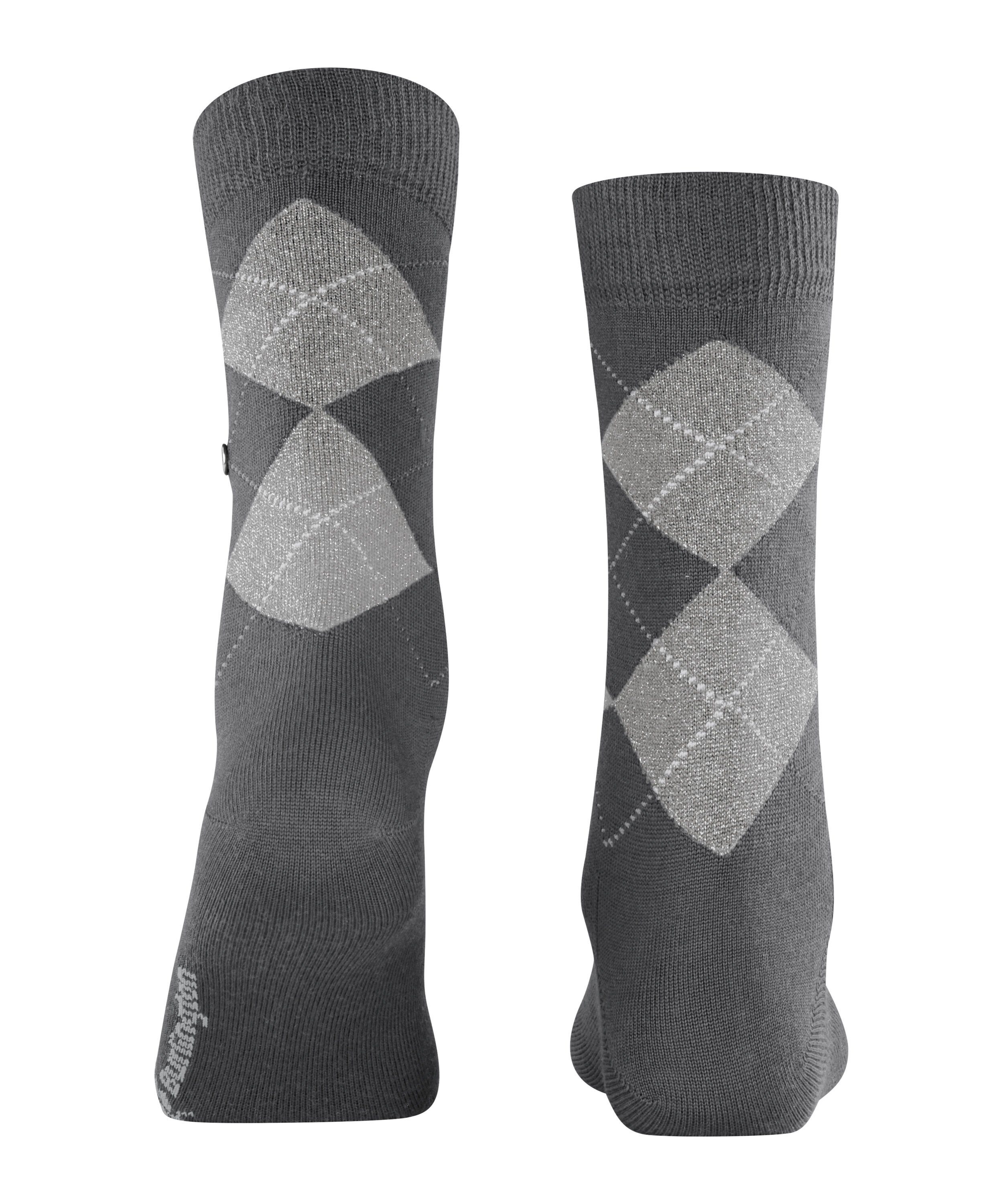 (3070) Burlington grey Marylebone Lurex (1-Paar) dark Socken