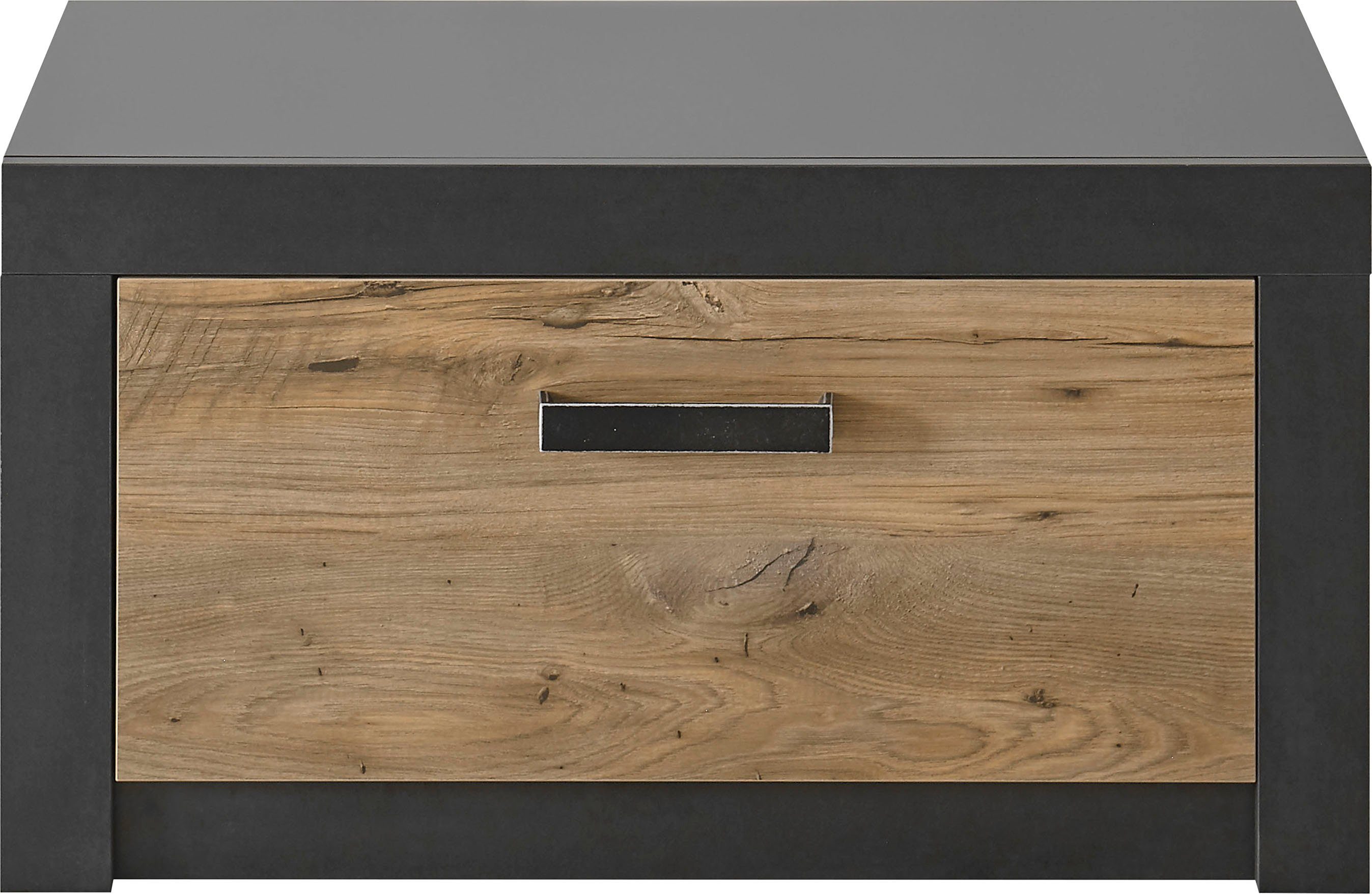 Home affaire Schuhbank Brügge, Garderobenbank mit Klappe, moderne Sitzbank, viel Stauraum, Platz für ca. 8 Paar Schuhe, 80 cm breit