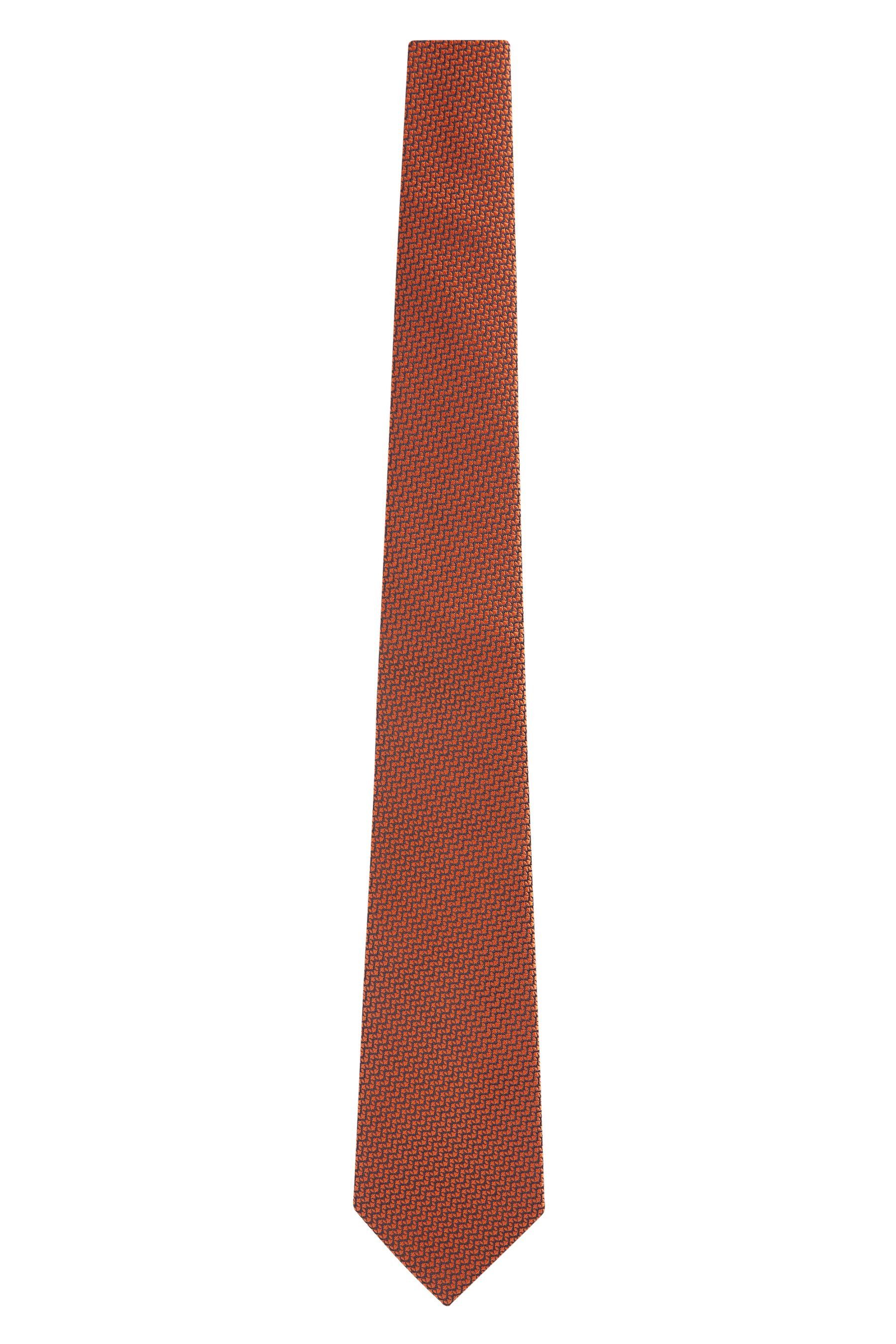Next Krawatte Strukturierte Orange Krawatte (1-St)