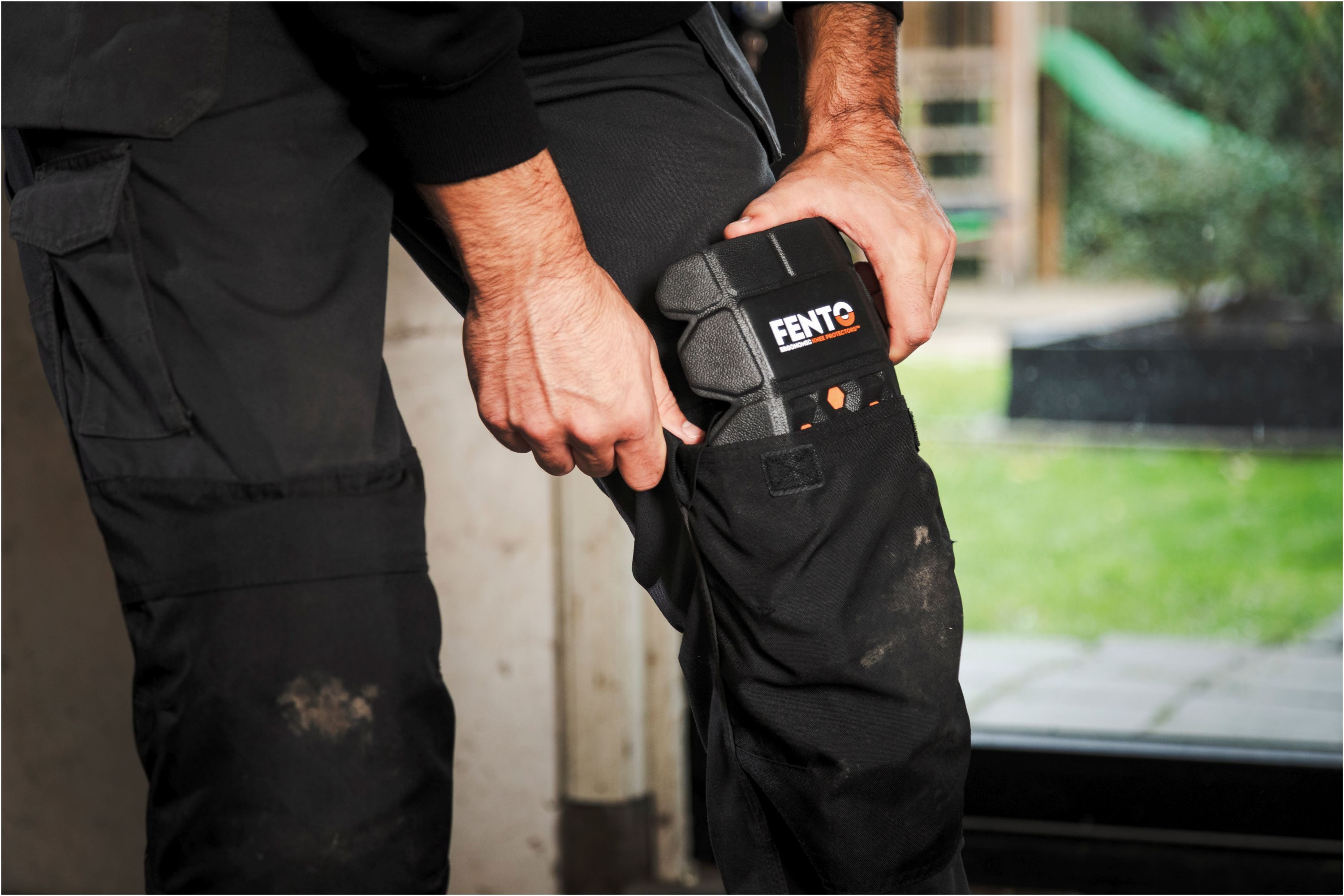 Fento Knieschutz Fento POCKET M2 Arbeitshosen Kniepolster Einschubkissen 240 x 160mm (2-tlg), komfortabel und langlebig