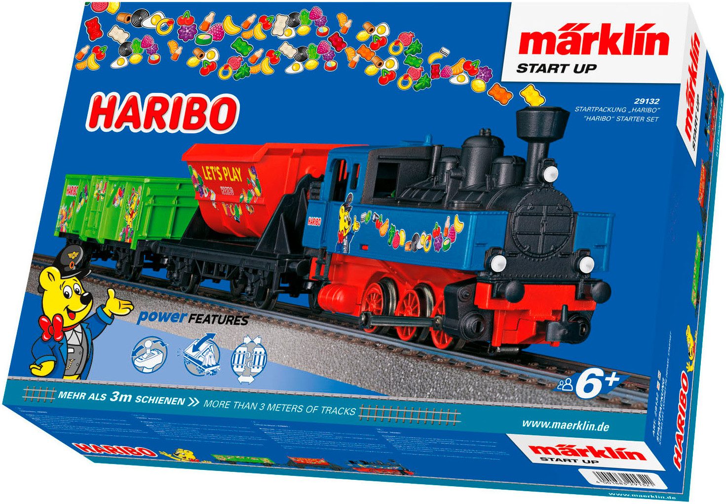 Märklin Modelleisenbahn-Set Märklin Start up - Startpackung HARIBO - 29132, Spur H0, (Set), Made in Europe