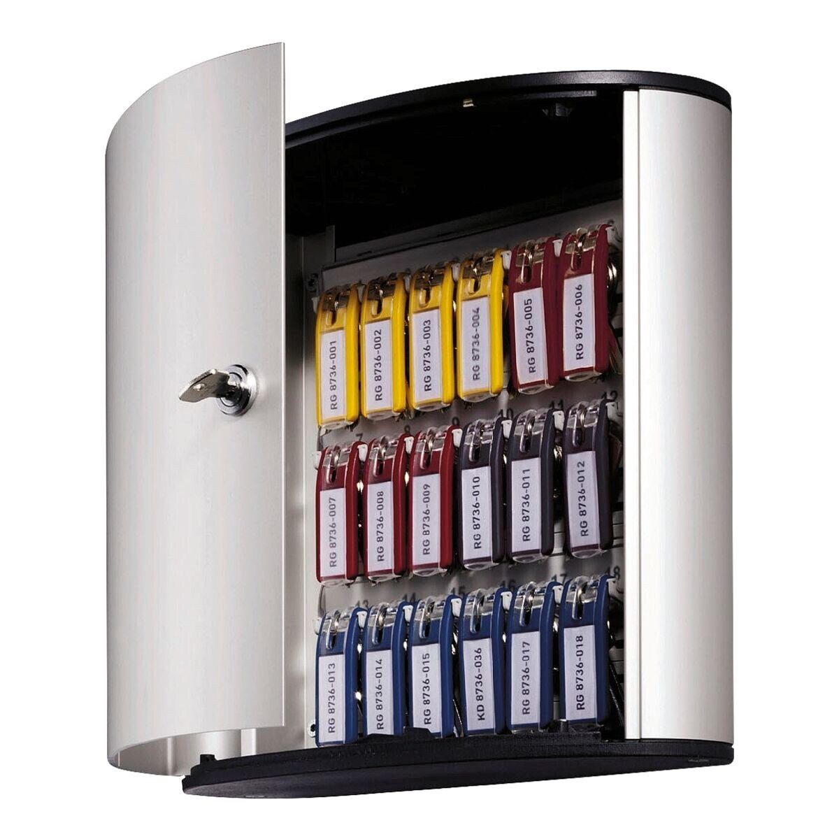 DURABLE Schlüsselkasten Key Box 18, mit Zylinderschloss, für 18 Schlüsselanhänger