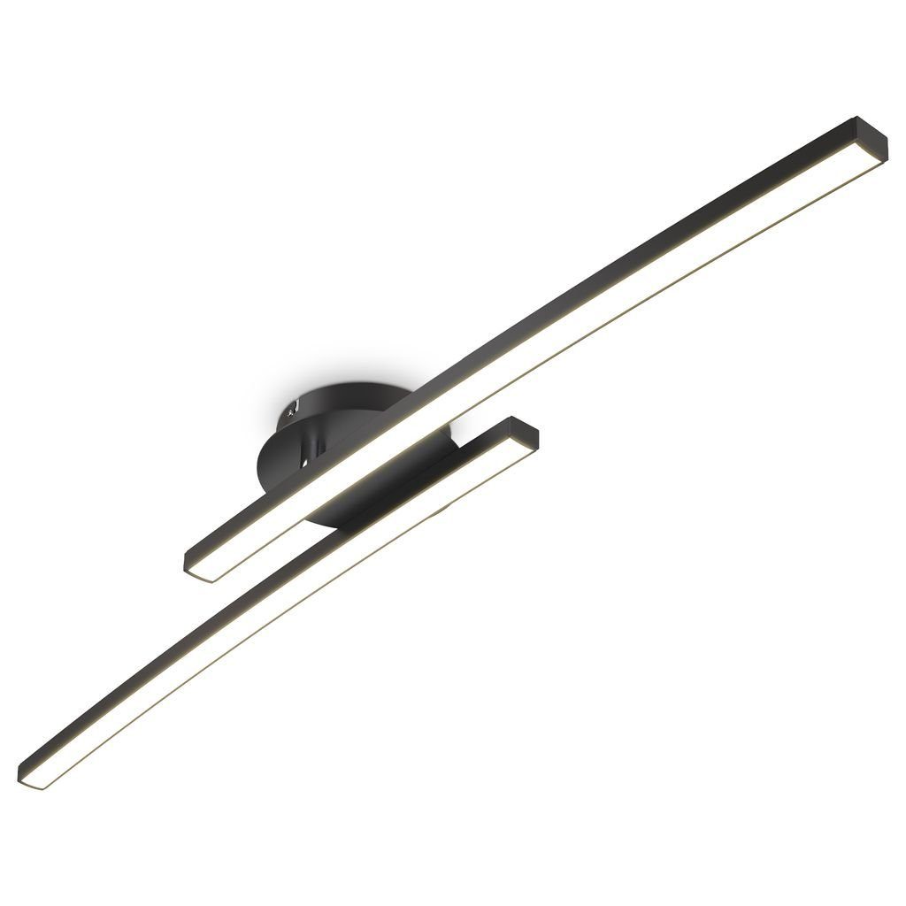 B.K.Licht Deckenleuchte moderne LED Deckenlampe 2-flammig schwenkbar - BKL1 günstig online kaufen