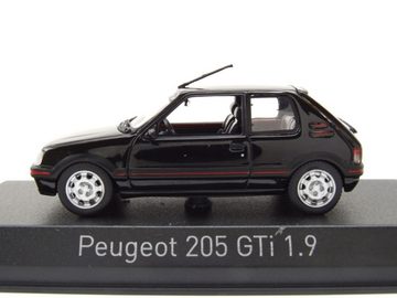 Norev Modellauto Peugeot 205 GTi 1.9 1992 schwarz PTS Deko Modellauto 1:43 Norev, Maßstab 1:43