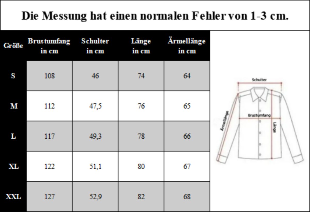 Allthemen Businesshemd mit Button-Down-Kragen Langarmhemd Slim Fit Hochzeitshemd