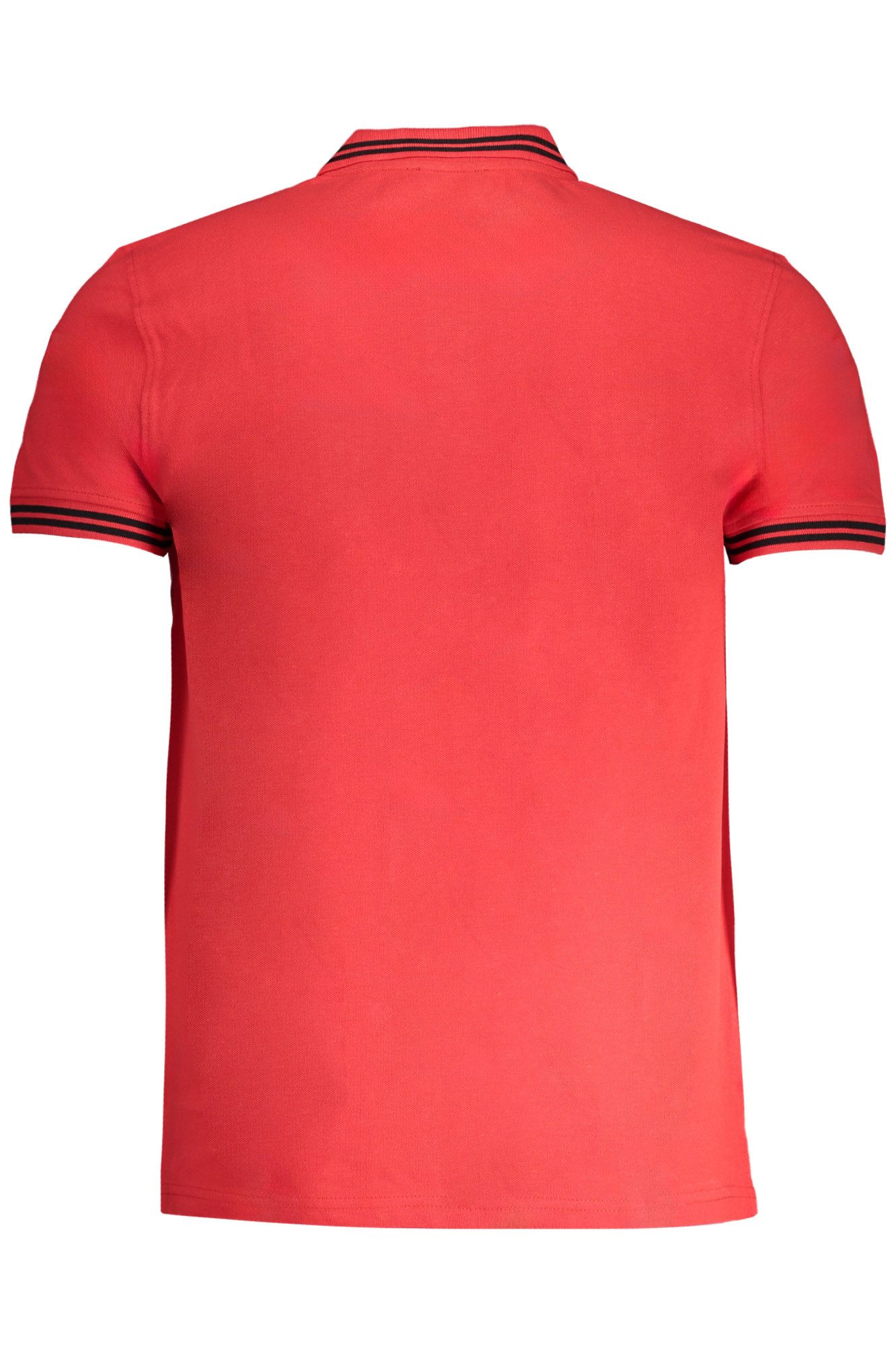 Cavalli Class Poloshirt Elegantes Herren-Poloshirt Rot mit Kontrastdetails