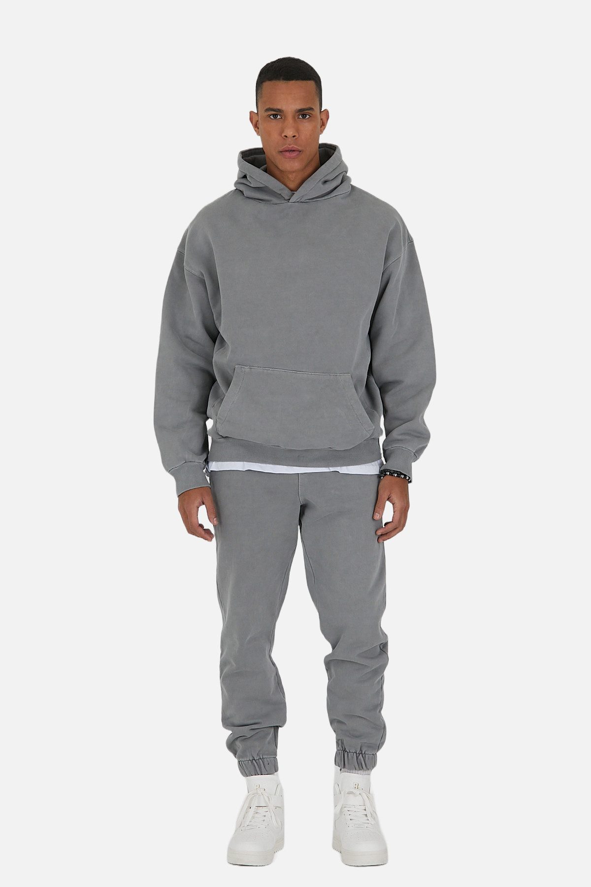 OSSY HOMER Trainingsanzug Set Jogger Hoodie 100% Baumwolle Sportswear (2-tlg)